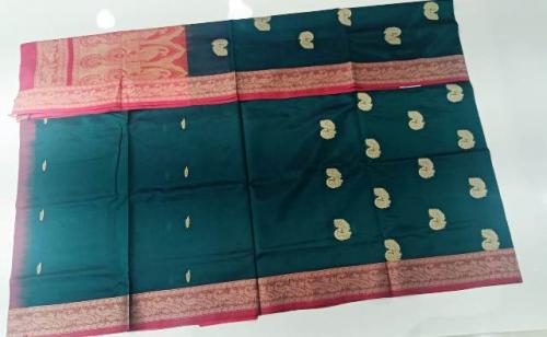 PMK 1000 BUTTA SILK COT SAREES